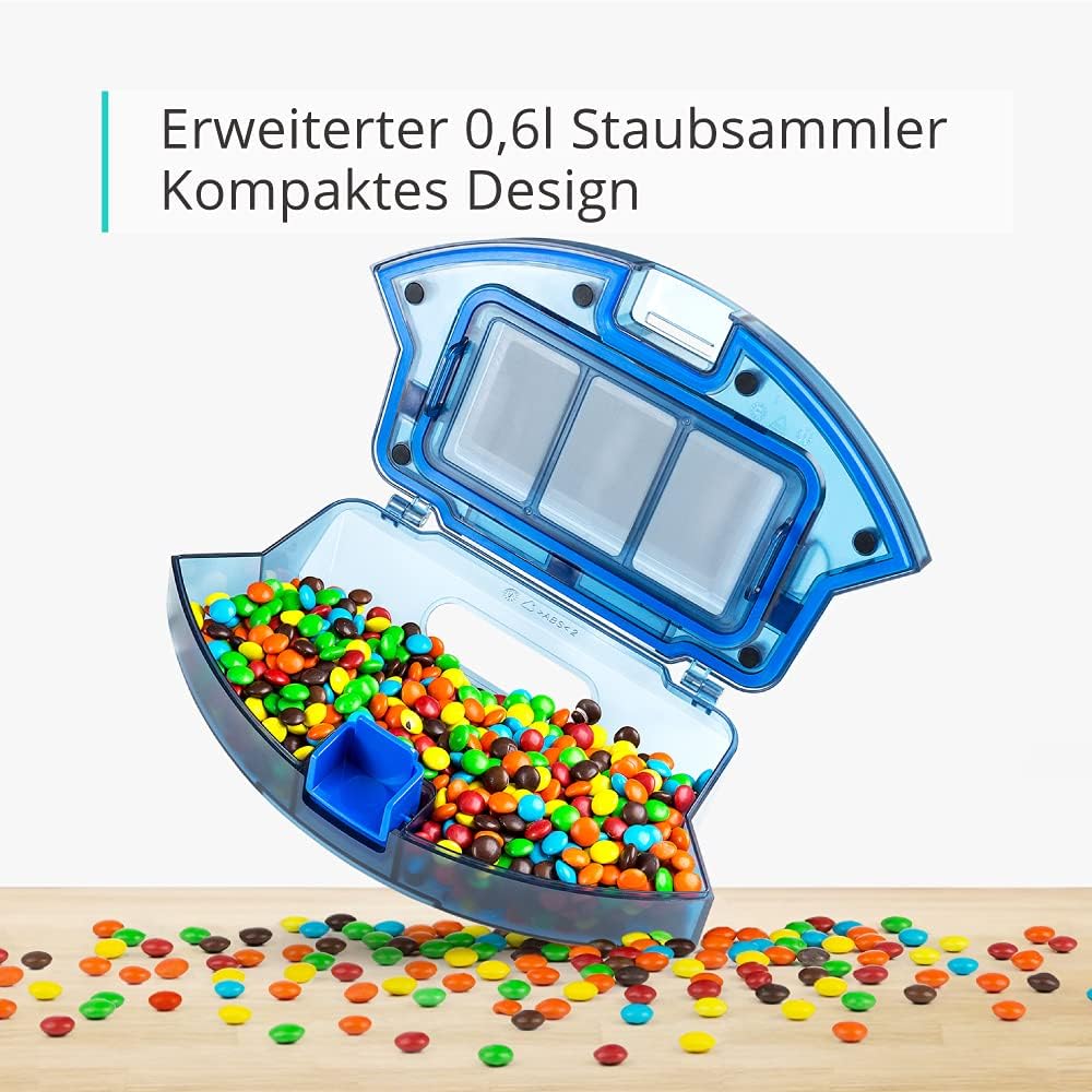 eufy G50 Saugroboter mit 4.000Pa Starker Saugkraft, Dynamische Navigation, Ultraflaches 85mm Design, Pro-Entwirrkamm, Rollbürste, Ideal für Tierhaare & Hartböden