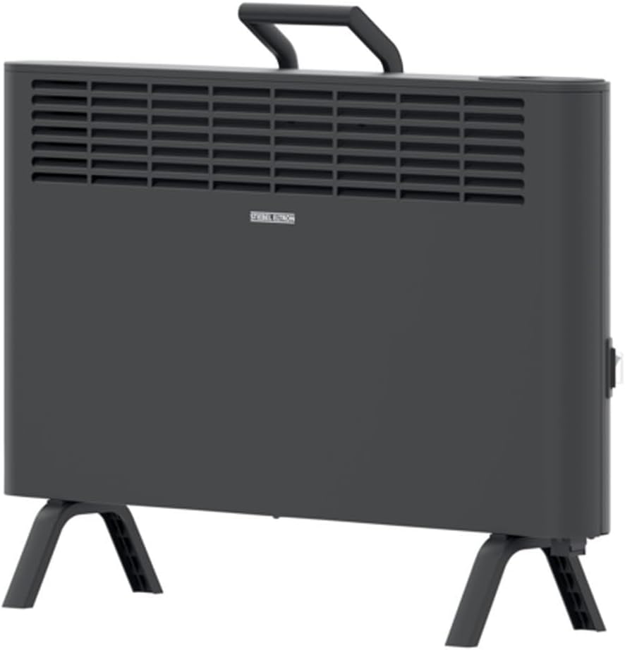 STIEBEL ELTRON Elektroheizung Standgerät für ca. 25 m², TÜV geprüft, Konvektor-Heizung mit einfacher Regelung, 2 kW, energiesparend, Rollen, 204450
