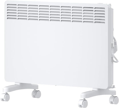 STIEBEL ELTRON Elektroheizung Standgerät für ca. 25 m², TÜV geprüft, Konvektor-Heizung mit einfacher Regelung, 2 kW, energiesparend, Rollen, 204450