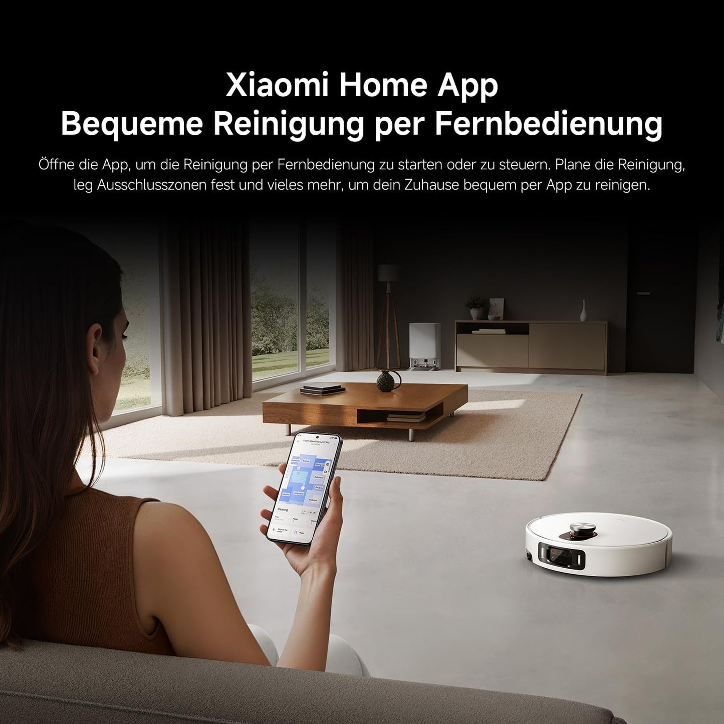 Xiaomi Robot Vacuum X20+ Saugroboter mit Absaugstation und 4L/4L Frisch- & Altwassertank - 2 rotierende, Auto-Trocknung Wischmops, Bis 280m² wischen, 6000Pa Saugkraft, LDS-Navigation, Alle Bodentypen