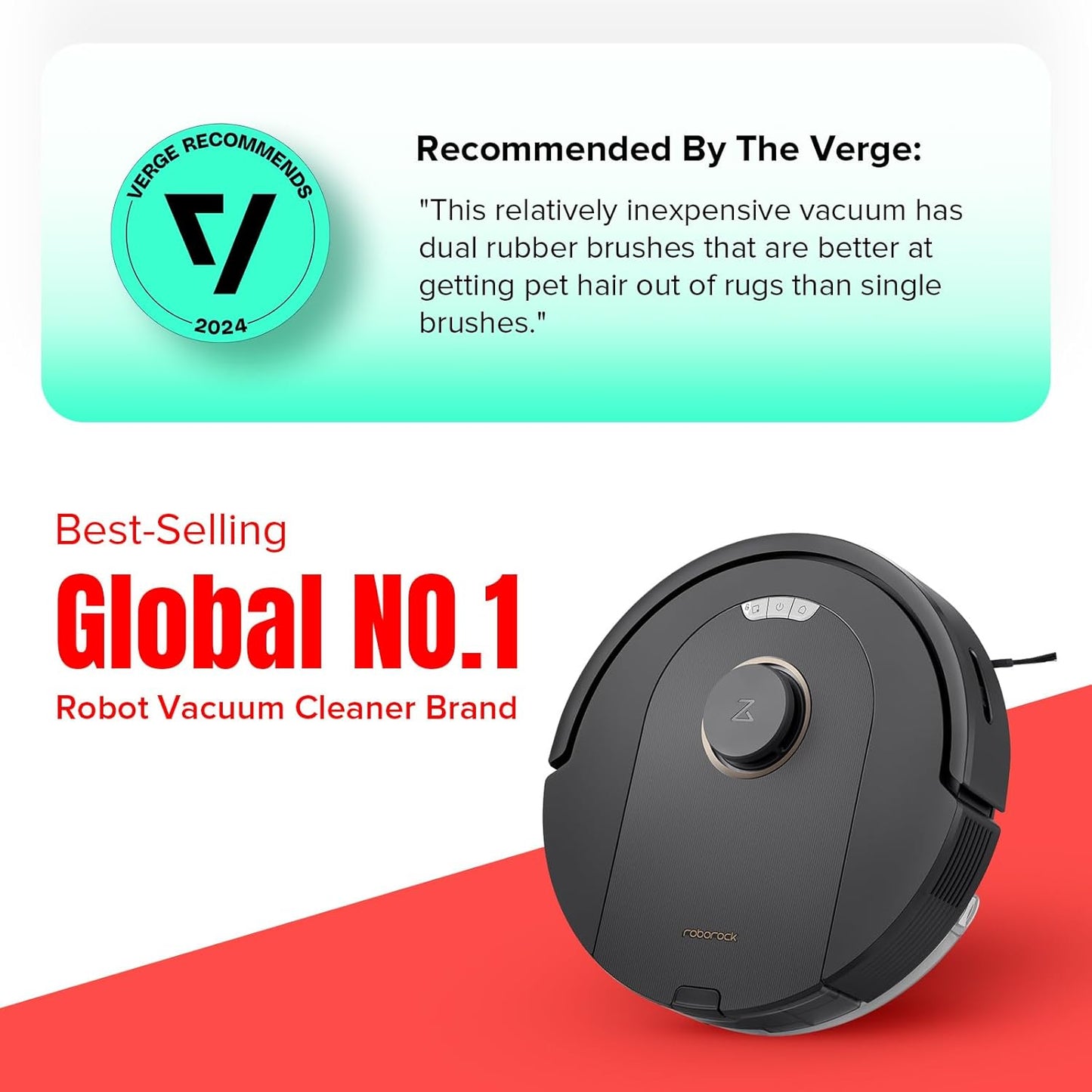 roborock Q7 M5 Saugroboter mit Wischfunktion, 10.000Pa Starker Saugkraft, Dual Anti-Tangle-System, 150Min Laufzeit, LiDAR Navigation, Staubsauger Roboter für Teppich, Tierhaare, APP Steuerung(Schwarz)