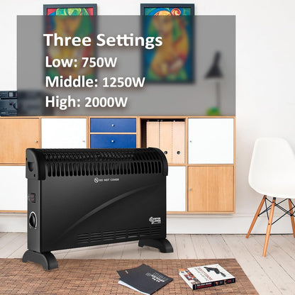 DONYER POWER Elektrischer Konvektor-Heizkörper Raumheizung Ölfreier Heizkörper