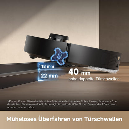 dreame L10s Ultra Gen 2 Saugroboter mit Wischfunktion,MopExtend™ RoboSwing-Technologie, 10.000 Pa Vormax™-Saugkraft, Haustiermodus, vollautomatischer Basisstation,vielseitiger Teppichreinigung