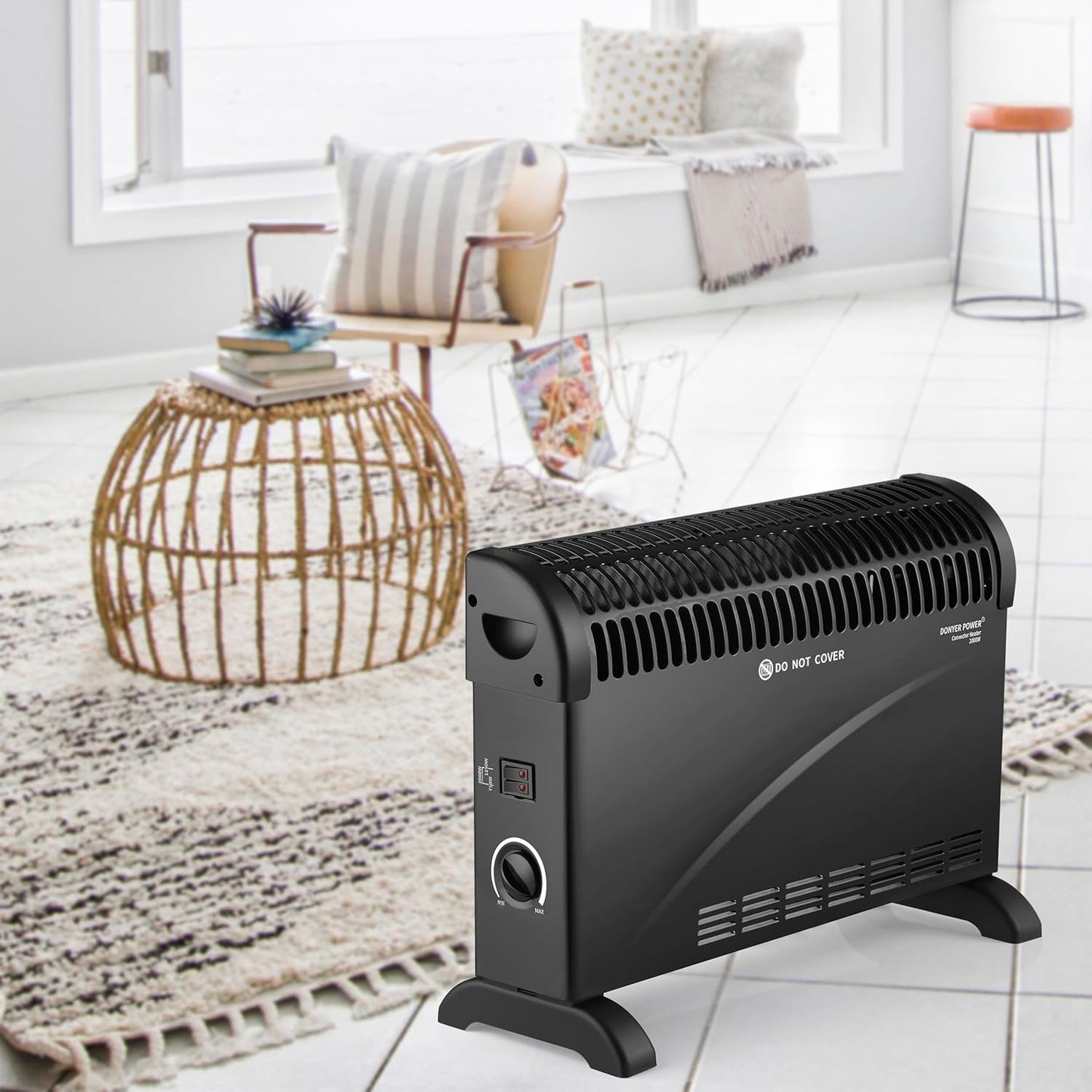 DONYER POWER Elektrischer Konvektor-Heizkörper Raumheizung Ölfreier Heizkörper