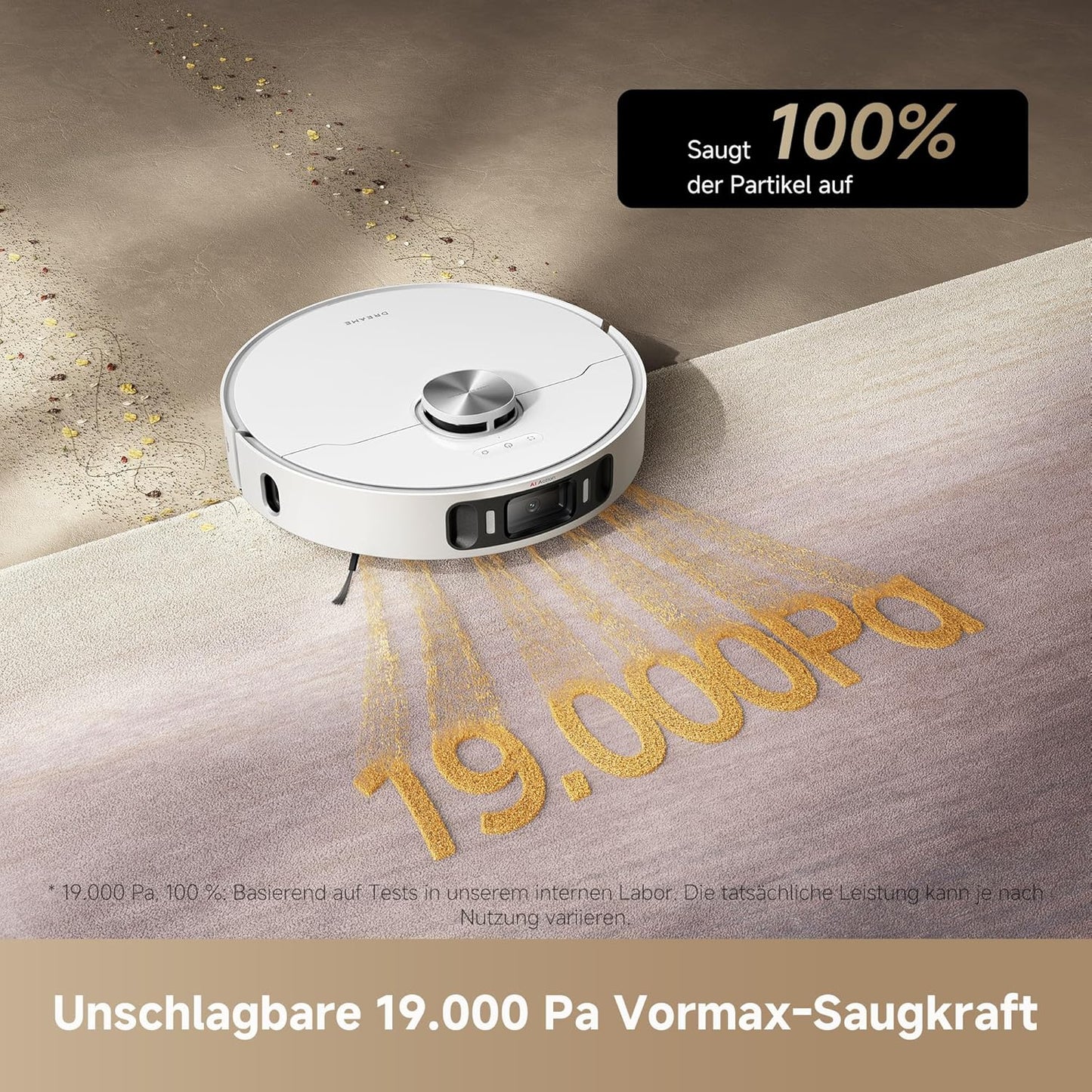 dreame L10s Ultra Gen 2 Saugroboter mit Wischfunktion,MopExtend™ RoboSwing-Technologie, 10.000 Pa Vormax™-Saugkraft, Haustiermodus, vollautomatischer Basisstation,vielseitiger Teppichreinigung