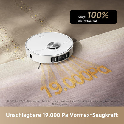 dreame L10s Ultra Gen 2 Saugroboter mit Wischfunktion,MopExtend™ RoboSwing-Technologie, 10.000 Pa Vormax™-Saugkraft, Haustiermodus, vollautomatischer Basisstation,vielseitiger Teppichreinigung
